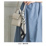 スカーフ サテン 幾何学柄 | Honeys | 詳細画像3