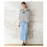 スカーフ サテン 幾何学柄 | Honeys | 詳細画像4