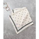 アイボリー水玉 | ストール ファッショングッズ 柄物 | Honeys