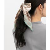 エスニック柄 | スカーフ サテン チェーン柄 | Honeys