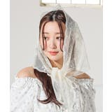アイボリー | スカーフ チュールレース マルチＷａｙ | Honeys