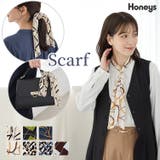スカーフ リング付き ヴィンテージ柄 | Honeys | 詳細画像1