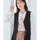 チェーン柄 | スカーフ リング付き ヴィンテージ柄 | Honeys