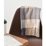 ベージュチェック | ストール 吸湿発熱 抗菌 | Honeys