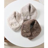 ティペット ブローチ付き フェイクファー | Honeys | 詳細画像12 