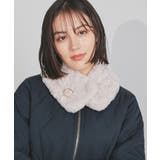 ティペット ブローチ付き フェイクファー | Honeys | 詳細画像7 