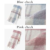 マフラー 太フリンジ チェック柄 | Honeys | 詳細画像13