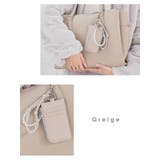 カードケース チャーム付き 合皮 | Honeys | 詳細画像12 