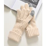 アイボリー | 手袋 ハニぽか 吸湿発熱 | Honeys