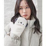 シマエナガ | 手袋 ハニぽか 吸湿発熱 | Honeys