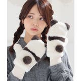 パンダ | 手袋 ハニぽか 吸湿発熱 | Honeys