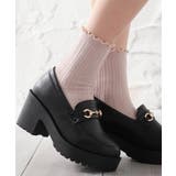 ピンク | 靴下 ソックス クルー丈 | Honeys