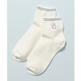 オフ／ペンギン | 靴下 ソックス ショート丈ソックス | Honeys