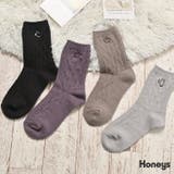 靴下 ソックス クルー丈 | Honeys | 詳細画像1 
