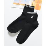 クロ／Ｍ | 靴下 ソックス ショート丈 | Honeys