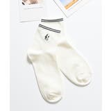 オフ／音符 | 靴下 ソックス ショート丈 | Honeys