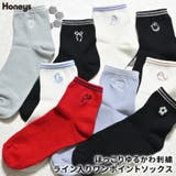 靴下 ソックス ライン入り | Honeys | 詳細画像1 