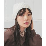 アイボリー | 帽子 ニット帽 ビーニー | Honeys
