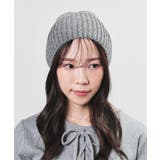 杢グレー | 帽子 ニット帽 ビーニー | Honeys