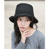 ブラック | 帽子 ハット リバーシブル | Honeys