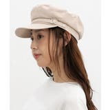 グレージュ | 帽子 キャスケット サイズ調整 | Honeys