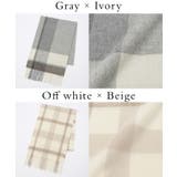 マフラー ウール チェック柄 | Honeys | 詳細画像13 