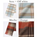 マフラー ウール チェック柄 | Honeys | 詳細画像14 