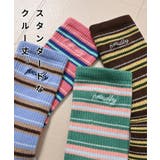 靴下 ソックス ボーダー柄 | Honeys | 詳細画像2 