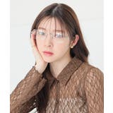 クリア | サングラス めがね スクエア型 | Honeys