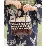 アイボリー | かごバッグ 浴衣 和小物 | Honeys