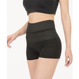 ブラック | レギンス １分丈 無地 | Honeys