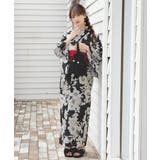 クロ花柄 | 浴衣 ゆかた 2026浴衣 | Honeys