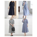 ワンピース シャツワンピース ロング丈 | Honeys | 詳細画像3 