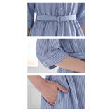 ワンピース シャツワンピース ロング丈 | Honeys | 詳細画像8 