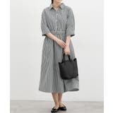 オフギンガム | ワンピース シャツワンピース ロング丈 | Honeys