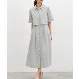 ミドリストライプ | ワンピース ロング丈 スタッフコラボ | Honeys