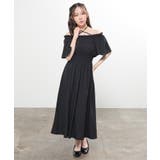 ワンピース 半袖 ロング丈 | Honeys | 詳細画像3 