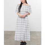 オフチェック | ワンピース 半袖 ロング丈 | Honeys