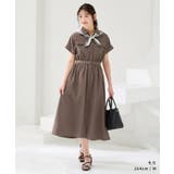 ワンピース 半袖 ロング丈 | Honeys | 詳細画像6
