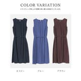 ワンピース ノースリーブ ロング丈 | Honeys | 詳細画像12