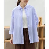 サックス×オフ | トップス シャツ ブラウス | Honeys