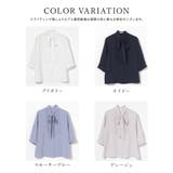 トップス ブラウス ボウタイ | Honeys | 詳細画像12