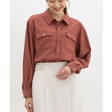 ダークオレンジ | トップス ブラウス 長袖 | Honeys