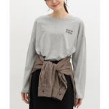 杢グレー | トップス Tシャツ ロンT | Honeys