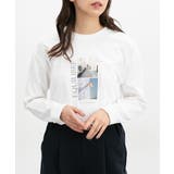 アイボリー×チャ | トップス カットソー 長袖 | Honeys