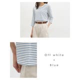 トップス Tシャツ 7分袖Tシャツ | Honeys | 詳細画像12