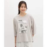 トップス Tシャツ ７分袖Tシャツ | Honeys | 詳細画像12 