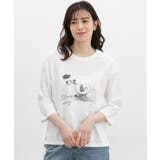 トップス Tシャツ ７分袖Tシャツ | Honeys | 詳細画像4 