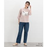 トップス Tシャツ ７分袖Tシャツ | Honeys | 詳細画像9 