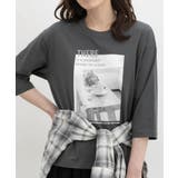 スミクロ | トップス Tシャツ ７分袖Tシャツ | Honeys